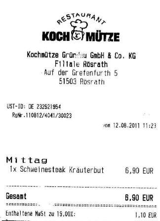 pcfg H�ffner Kochm�tze Restaurant